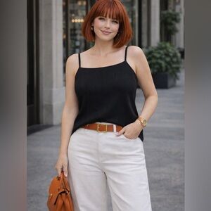 Banana Republic Elegant Black Women's Tank (L)